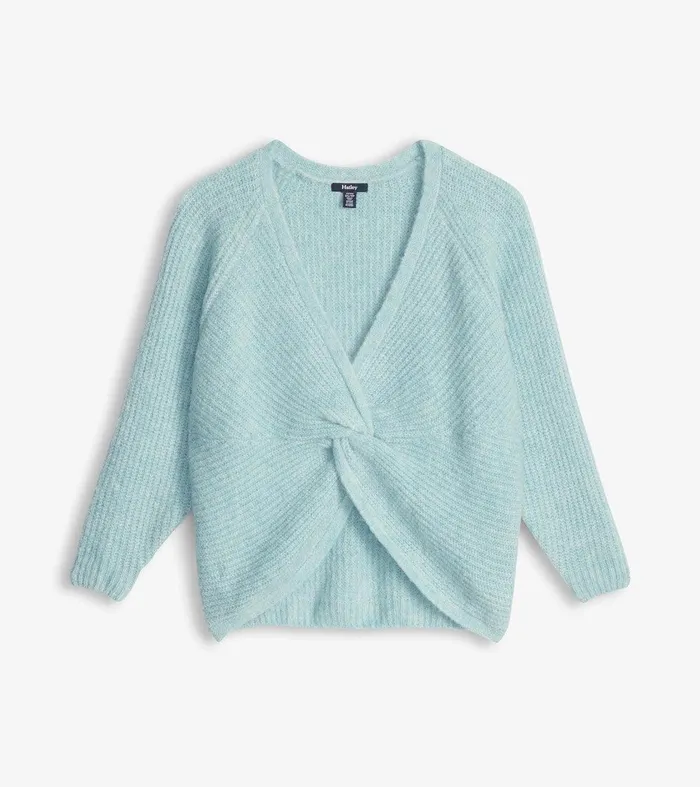 Cross Over Sweater 8211 Sage Green Hatley