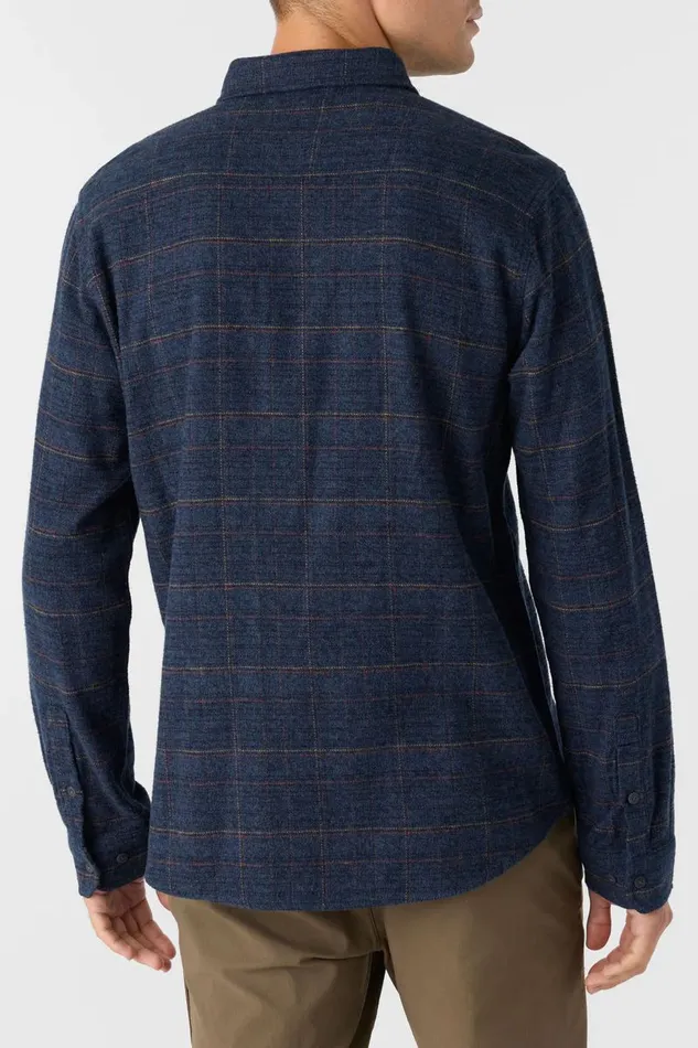 DAVIES STANDARD FIT LONG SLEEVE SHIRT Midnight Navy Men O039NEILL Clothing
