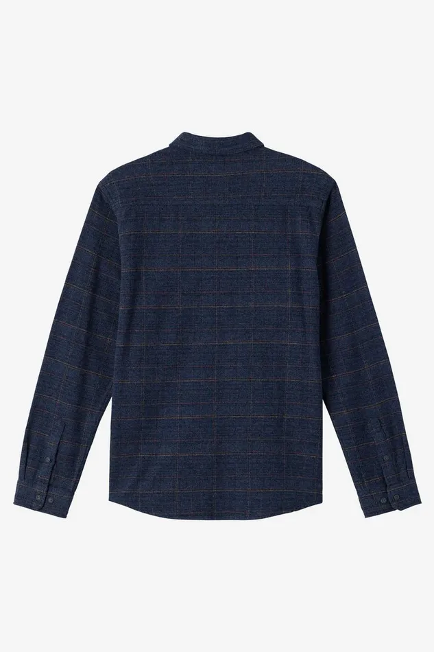 DAVIES STANDARD FIT LONG SLEEVE SHIRT Midnight Navy Men O039NEILL Clothing