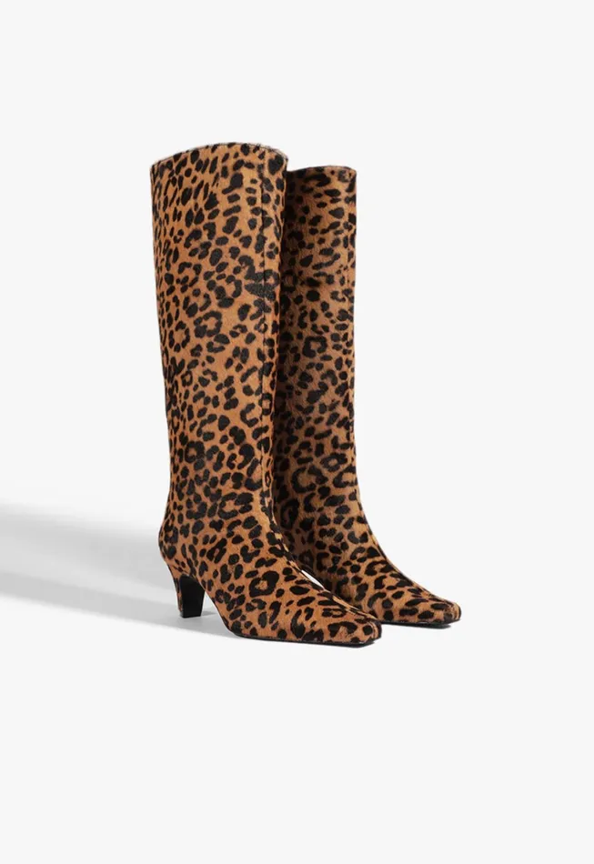 Dellia Up Boot Animal Print Women Schutz Shoes Boots