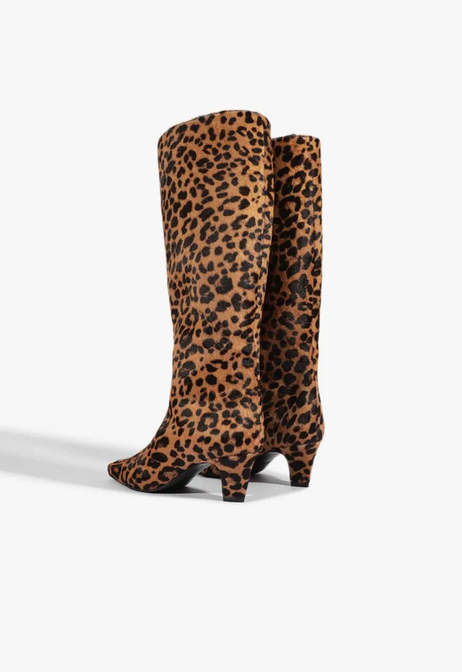 Dellia Up Boot Animal Print Women Schutz Shoes Boots
