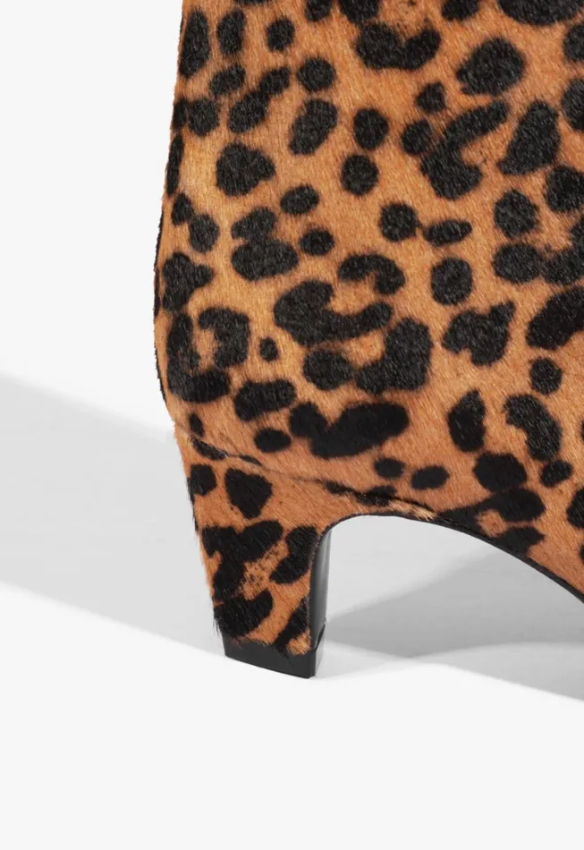 Dellia Up Boot Animal Print Women Schutz Shoes Boots