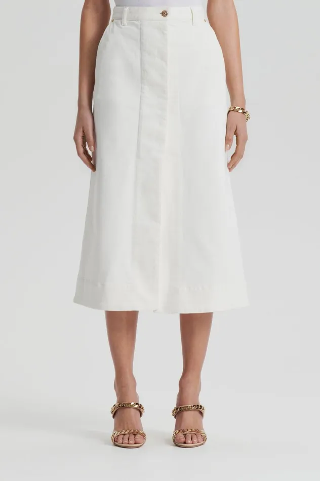 Denim Women Scanlan Theodore DENIM SKIRT Natural115 Denim Women Scanlan Theodore DENIM SKIRT Natural115