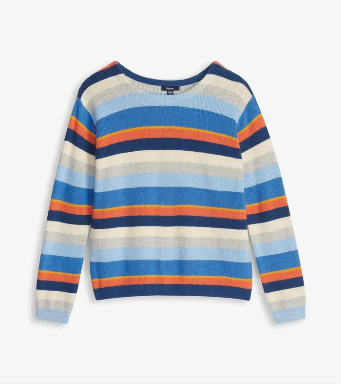 Devon Sweater 8211 Mixed Stripes Hatley