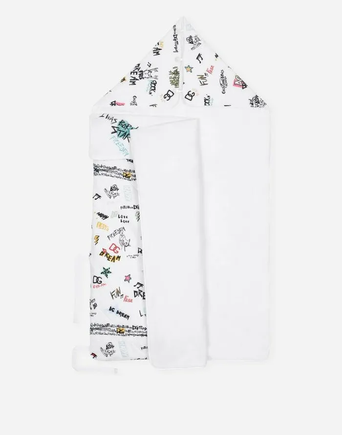 Dolce and Gabbana Accessories And Baby Carriers Children Jersey Sleep Sack With DG Rock Print Multicolor Dolce and Gabbana Accessories And Baby Carriers Children Jersey Sleep Sack With DG Rock Print Multicolor