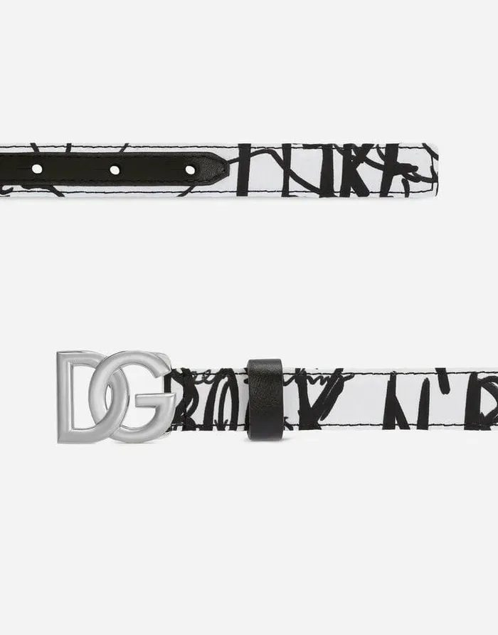 Dolce and Gabbana Accessories Children DG Logo Belt Multicolor Dolce and Gabbana Accessories Children DG Logo Belt Multicolor