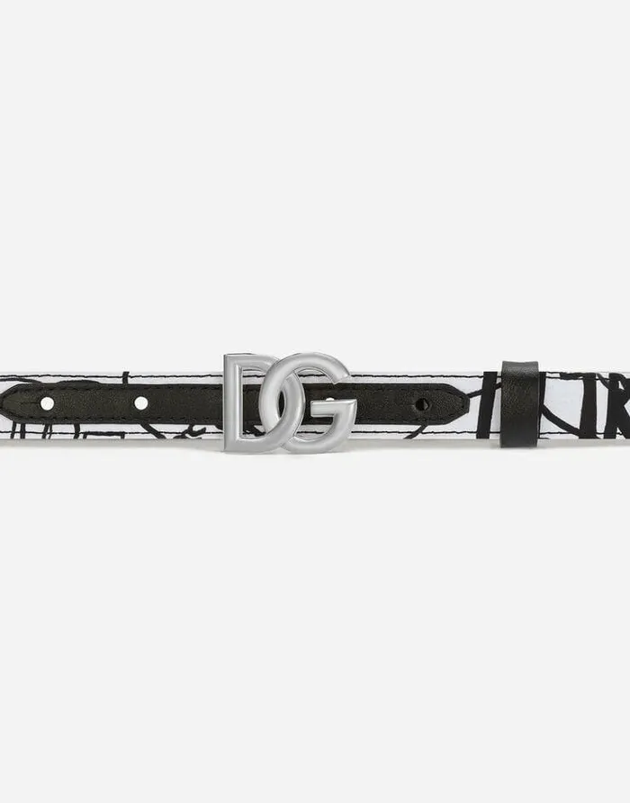 Dolce and Gabbana Accessories Children DG Logo Belt Multicolor Dolce and Gabbana Accessories Children DG Logo Belt Multicolor