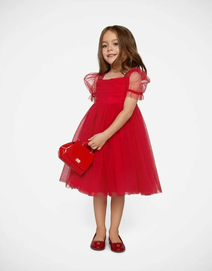 Dolce and Gabbana Accessories Children Patent Leather Mini Sicily Bag Red Dolce and Gabbana Accessories Children Patent Leather Mini Sicily Bag Red