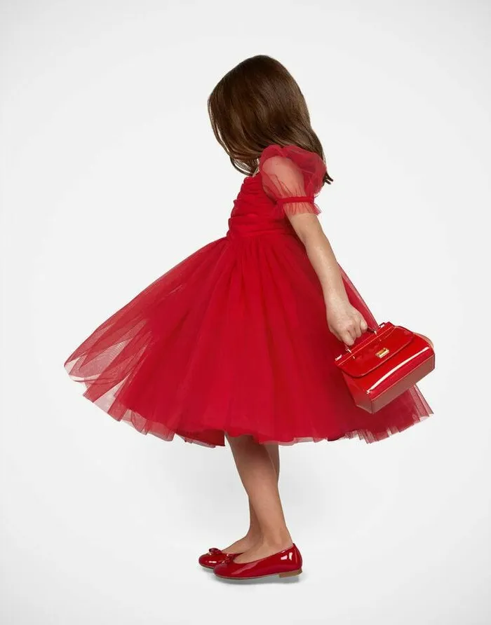 Dolce and Gabbana Accessories Children Patent Leather Mini Sicily Bag Red Dolce and Gabbana Accessories Children Patent Leather Mini Sicily Bag Red