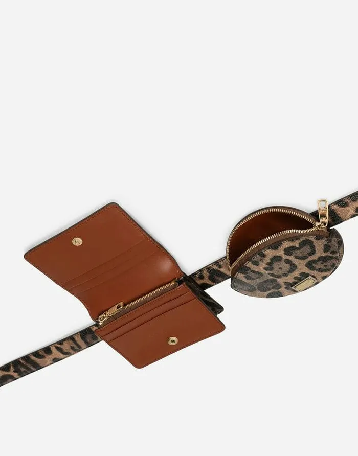 Dolce and Gabbana Belts WomenMen Leopardprint Crespo Belt With Mini Bags Multicolor Dolce and Gabbana Belts WomenMen Leopardprint Crespo Belt With Mini Bags Multicolor