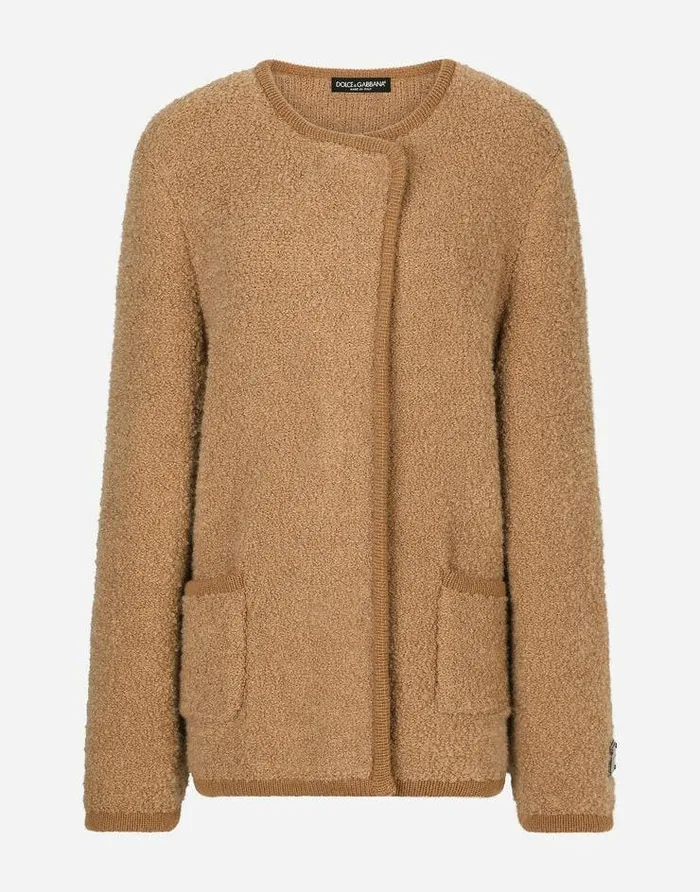 Dolce and Gabbana Blazers Women Doublebreasted Cashmere And Alpaca Wool Jacket Multicolor Dolce and Gabbana Blazers Women Doublebreasted Cashmere And Alpaca Wool Jacket Multicolor