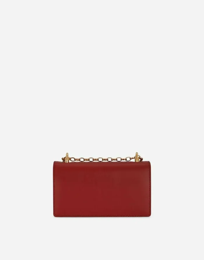 Dolce and Gabbana Clutches Mini And Micro Bags Women Calfskin DG Girls Phone Bag Red Dolce and Gabbana Clutches Mini And Micro Bags Women Calfskin DG Girls Phone Bag Red