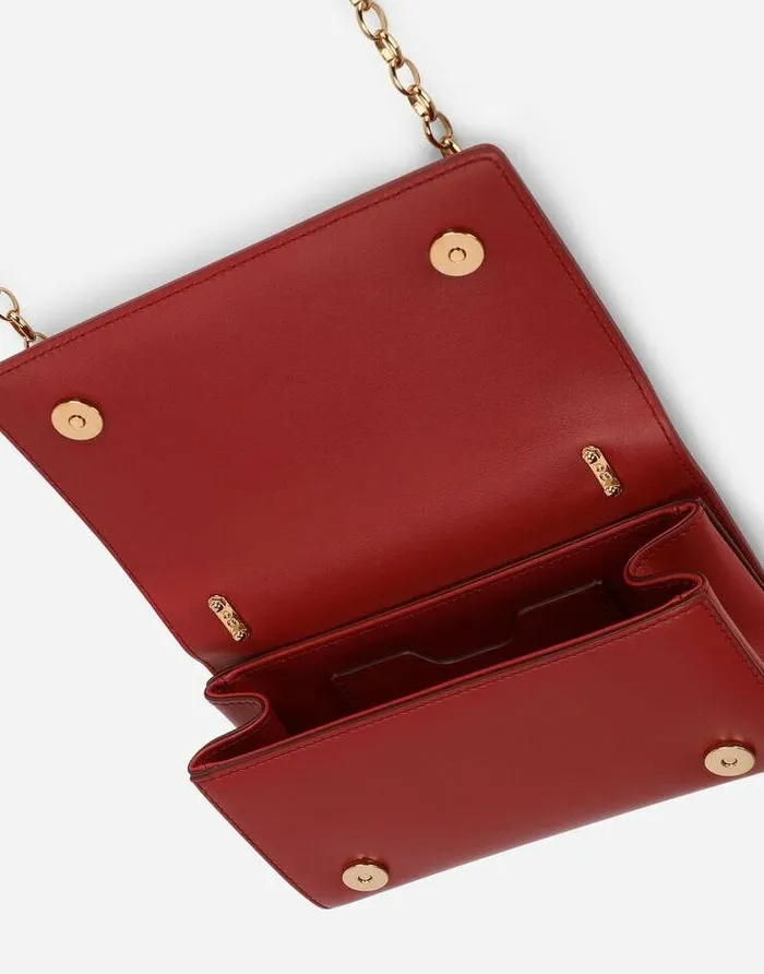 Dolce and Gabbana Clutches Mini And Micro Bags Women Calfskin DG Girls Phone Bag Red Dolce and Gabbana Clutches Mini And Micro Bags Women Calfskin DG Girls Phone Bag Red