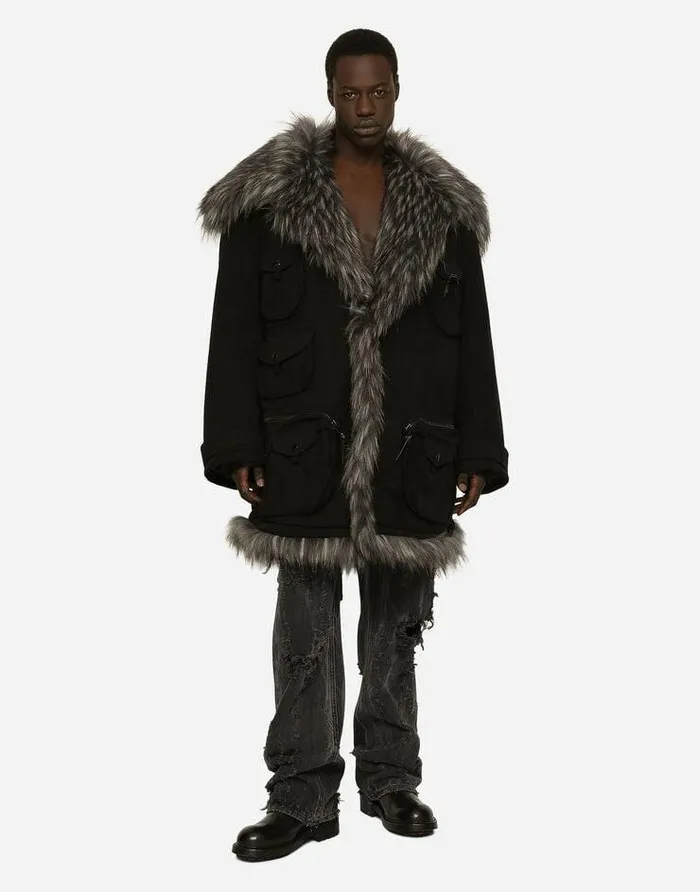 Dolce and Gabbana Denim Men Washed Oversize Jeans With Rips And Abrasions Multicolor Dolce and Gabbana Denim Men Washed Oversize Jeans With Rips And Abrasions Multicolor