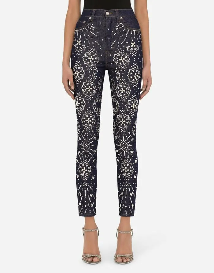 Dolce and Gabbana Denim Women Denim Jeans Multicolor Dolce and Gabbana Denim Women Denim Jeans Multicolor