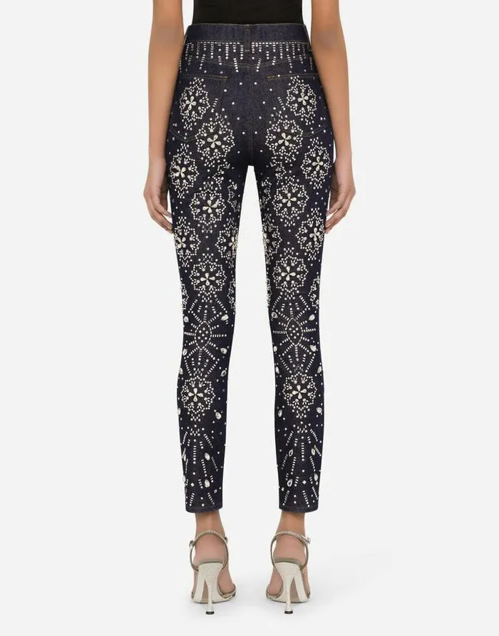 Dolce and Gabbana Denim Women Denim Jeans Multicolor Dolce and Gabbana Denim Women Denim Jeans Multicolor