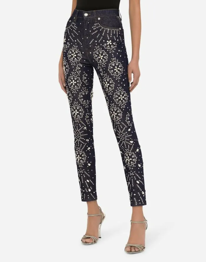 Dolce and Gabbana Denim Women Denim Jeans Multicolor Dolce and Gabbana Denim Women Denim Jeans Multicolor