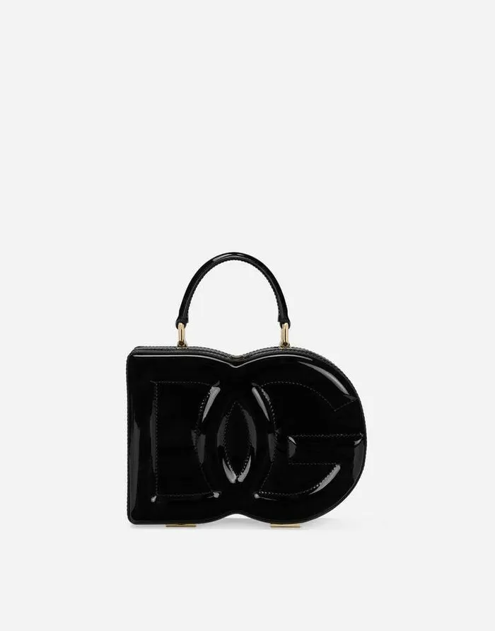 Dolce and Gabbana DG Logo Bag Women DG Logo Bag Box Handbag Black