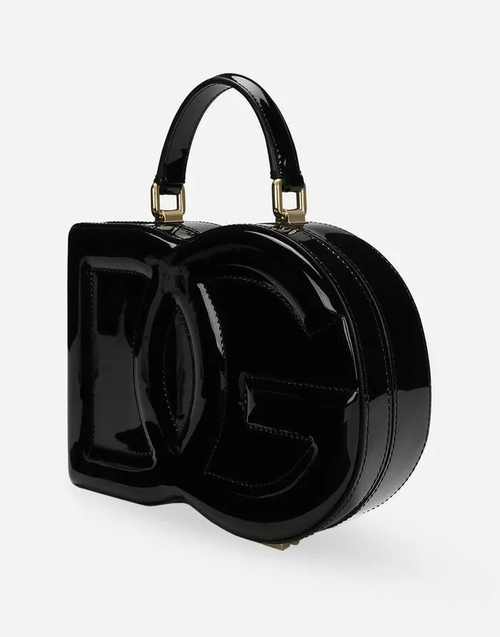 Dolce and Gabbana DG Logo Bag Women DG Logo Bag Box Handbag Black Dolce and Gabbana DG Logo Bag Women DG Logo Bag Box Handbag Black
