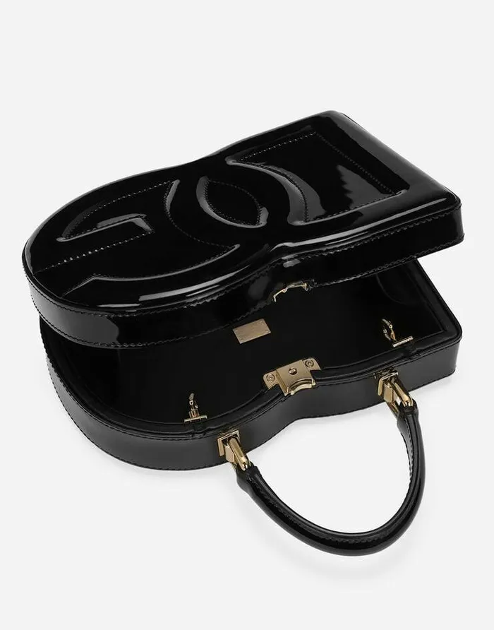 Dolce and Gabbana DG Logo Bag Women DG Logo Bag Box Handbag Black Dolce and Gabbana DG Logo Bag Women DG Logo Bag Box Handbag Black