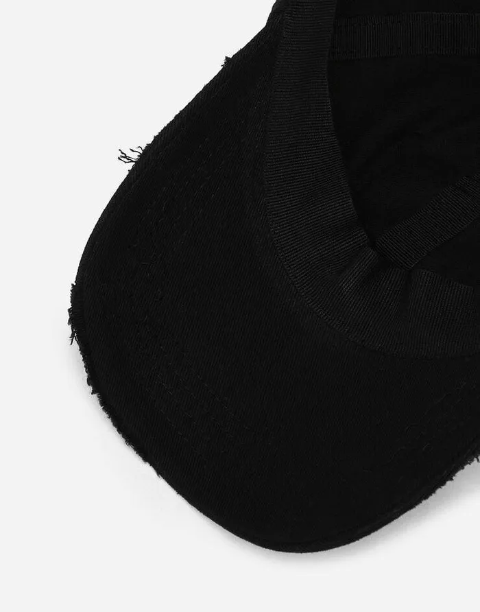 Dolce and Gabbana Hats And Gloves Men Cotton Twill Baseball Cap Black