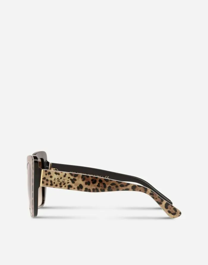 Dolce and Gabbana Icons Women Print Family Sunglasses Leo Print Dolce and Gabbana Icons Women Print Family Sunglasses Leo Print