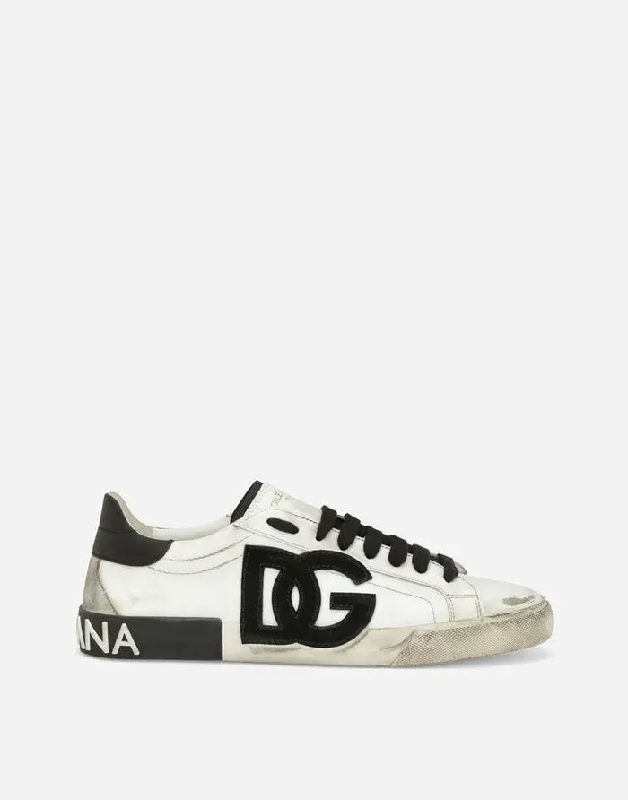 Dolce and Gabbana Mini Me Boy ChildrenMen Calfskin Portofino Vintage Sneakers Multicolor Dolce and Gabbana Mini Me Boy ChildrenMen Calfskin Portofino Vintage Sneakers Multicolor
