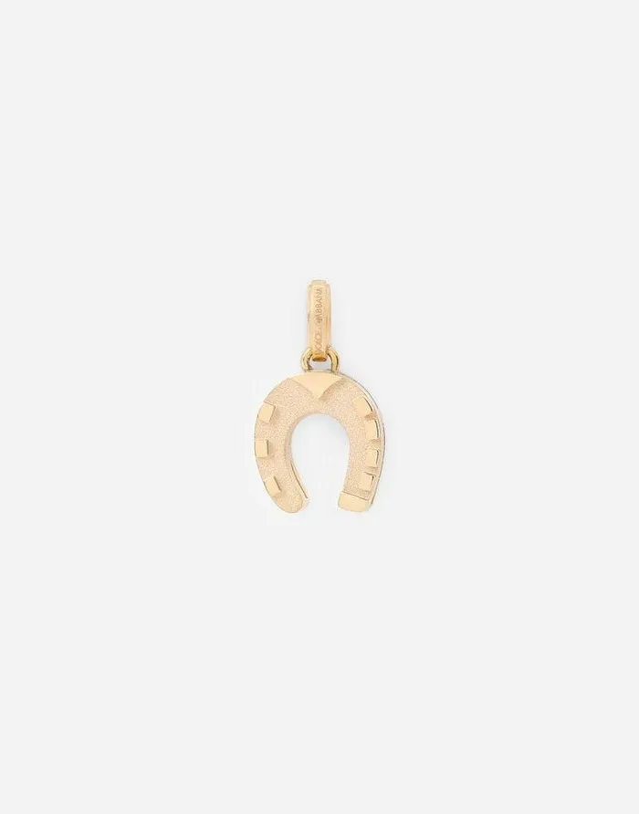 Dolce and Gabbana Necklaces Men Good Luck Yellow Gold Charm Yellow Gold