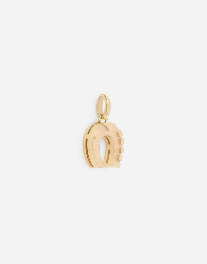 Dolce and Gabbana Necklaces Men Good Luck Yellow Gold Charm Yellow Gold