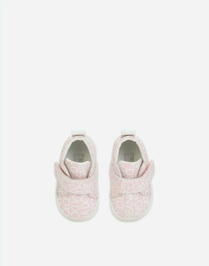 Dolce and Gabbana Newborn Boys039 Shoes 1620 Children Printed Nappa Leather Midtop Sneakers Pink Dolce and Gabbana Newborn Boys039 Shoes 1620 Children Printed Nappa Leather Midtop Sneakers Pink