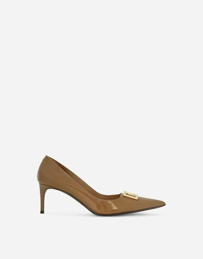 Dolce and Gabbana Pumps And Slingback Women Calfskin Pumps Brown