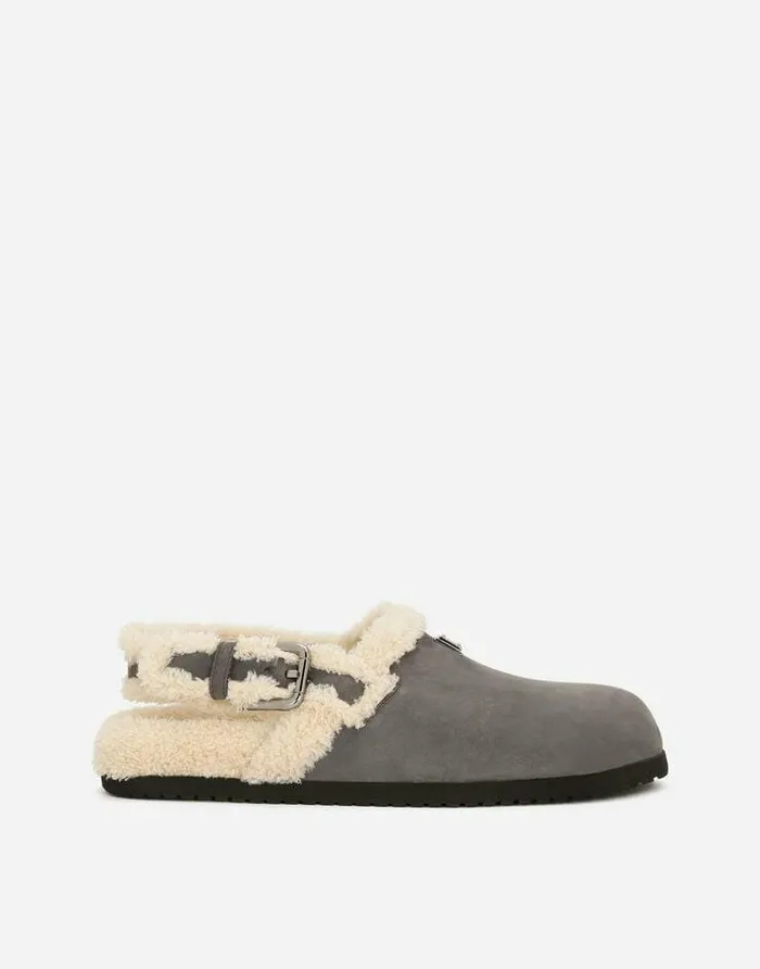 Dolce and Gabbana Sandals And Slides Men Nubuck Mules Multicolor