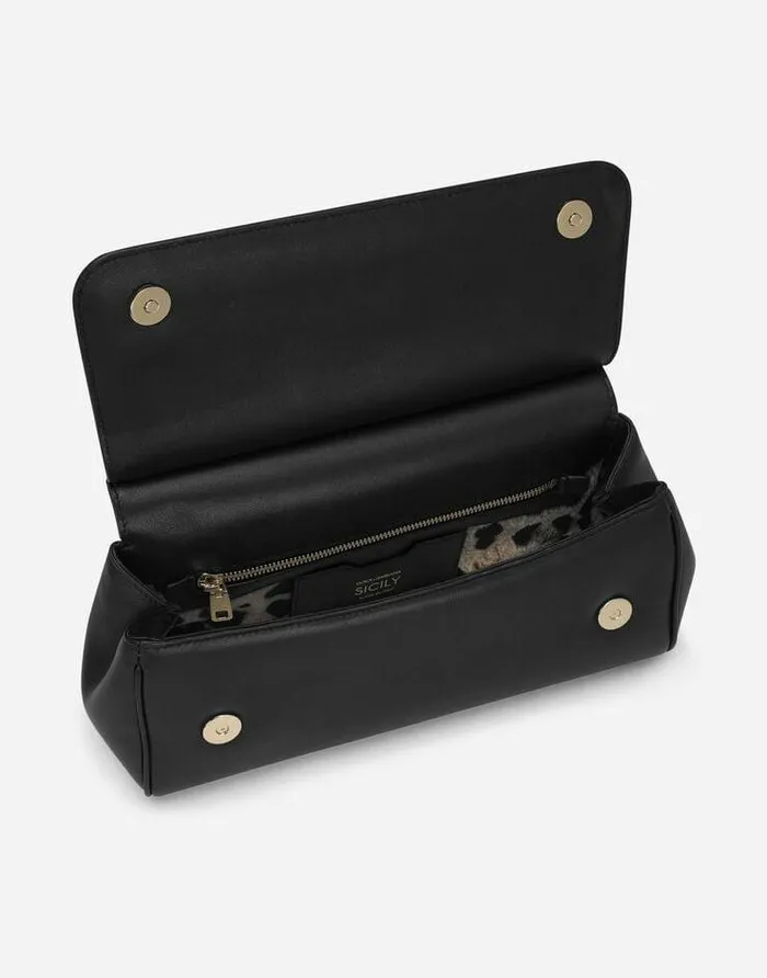 Dolce and Gabbana Sicily Women Sicily Handbag Black Dolce and Gabbana Sicily Women Sicily Handbag Black