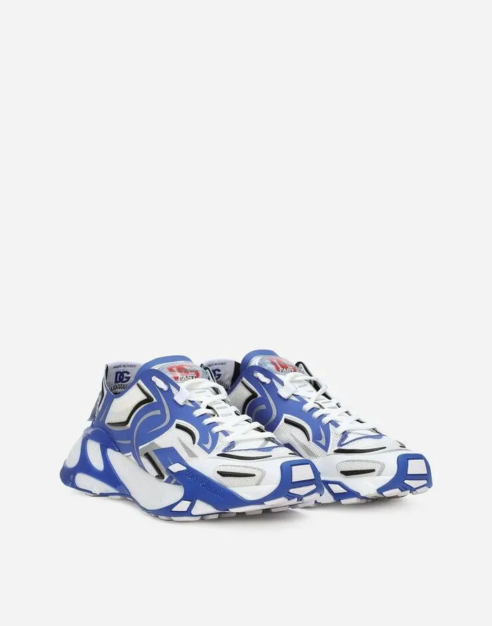 Dolce and Gabbana Sneakers Men Mesh Fast Sneakers Multicolor