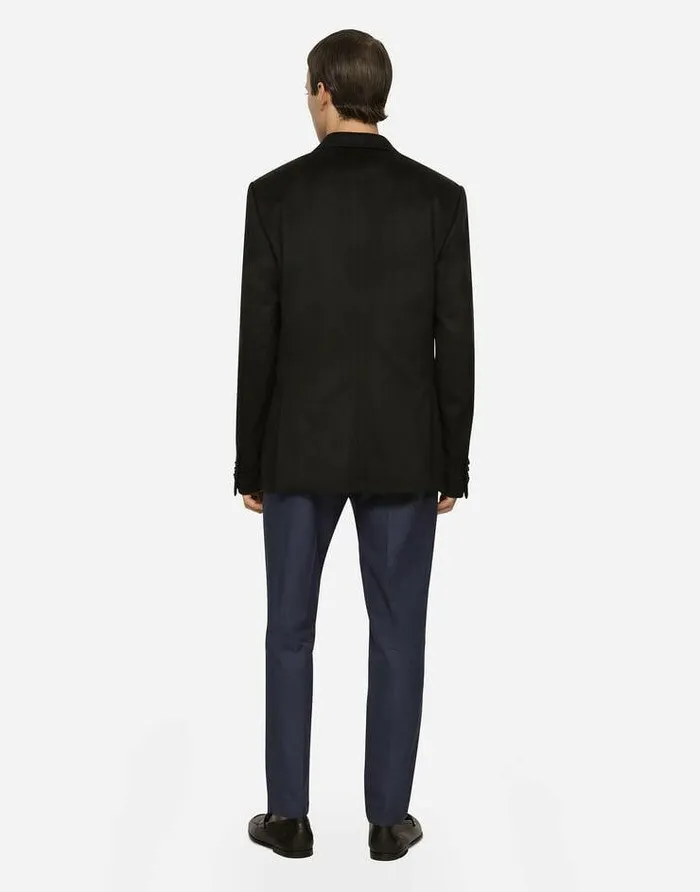 Dolce and Gabbana Suits And Blazers Men Singlebreasted Cashmere Jacket Black Dolce and Gabbana Suits And Blazers Men Singlebreasted Cashmere Jacket Black