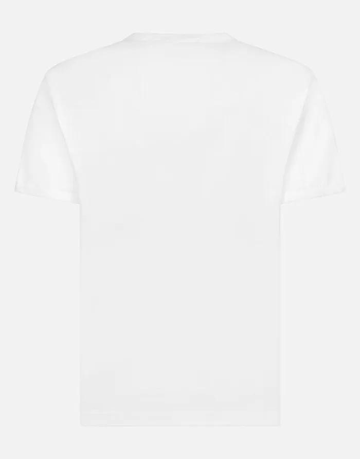 Dolce and Gabbana TShirts And Polos Men Cotton Tshirt White Dolce and Gabbana TShirts And Polos Men Cotton Tshirt White