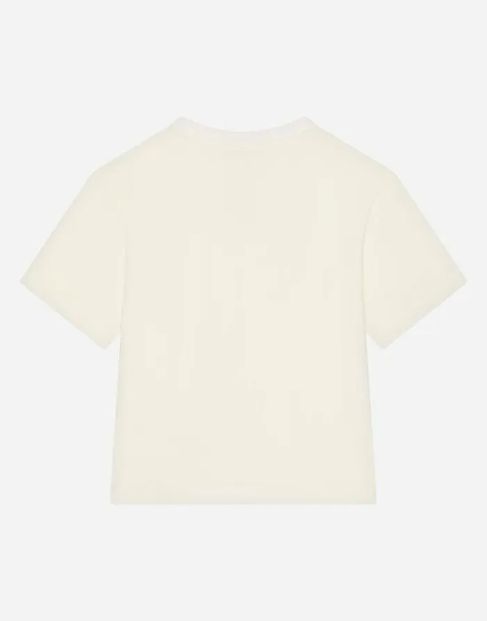 Dolce and Gabbana TShirts And Sweatshirts Children Organic Cotton Jersey Tshirt White Dolce and Gabbana TShirts And Sweatshirts Children Organic Cotton Jersey Tshirt White