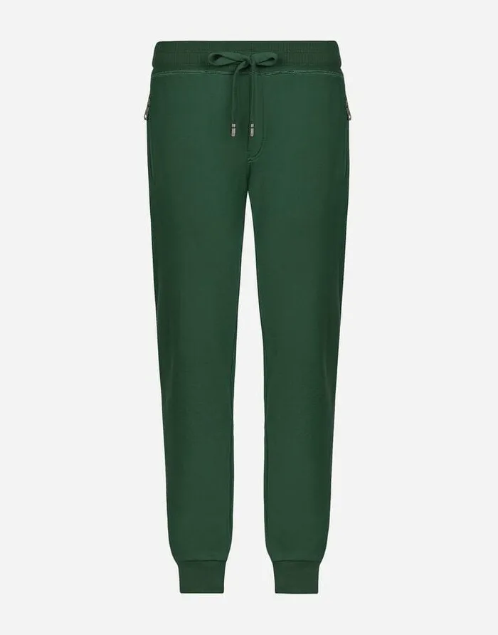 Dolce and Gabbana Trousers And Shorts Men Jersey Jogging Pants With Branded Tag Multicolor Dolce and Gabbana Trousers And Shorts Men Jersey Jogging Pants With Branded Tag Multicolor