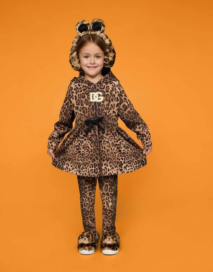 Dolce and Gabbana Trousers And Skirts Children Leopardprint Interlock Leggings Multicolor Dolce and Gabbana Trousers And Skirts Children Leopardprint Interlock Leggings Multicolor