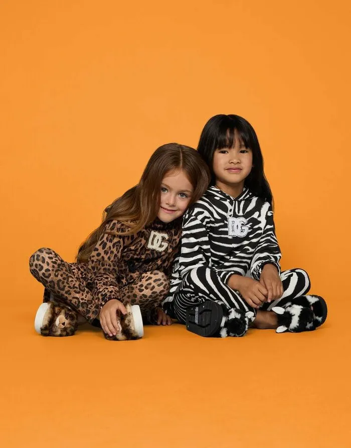 Dolce and Gabbana Trousers And Skirts Children Leopardprint Interlock Leggings Multicolor Dolce and Gabbana Trousers And Skirts Children Leopardprint Interlock Leggings Multicolor