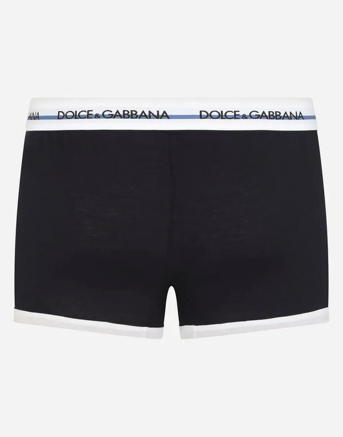 Dolce and Gabbana Underwear And Loungewear Men Cotton Piqu Boxers Multicolor Dolce and Gabbana Underwear And Loungewear Men Cotton Piqu Boxers Multicolor