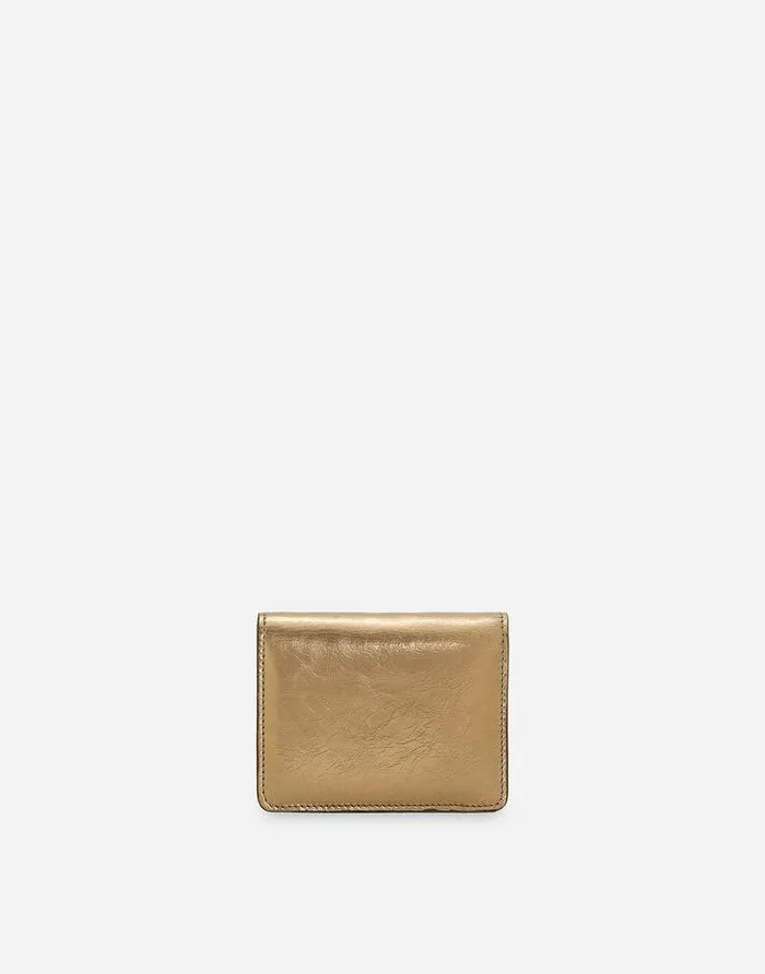 Dolce and Gabbana Wallets And Small Leather Goods Women DG Logo Continental Wallet Gold