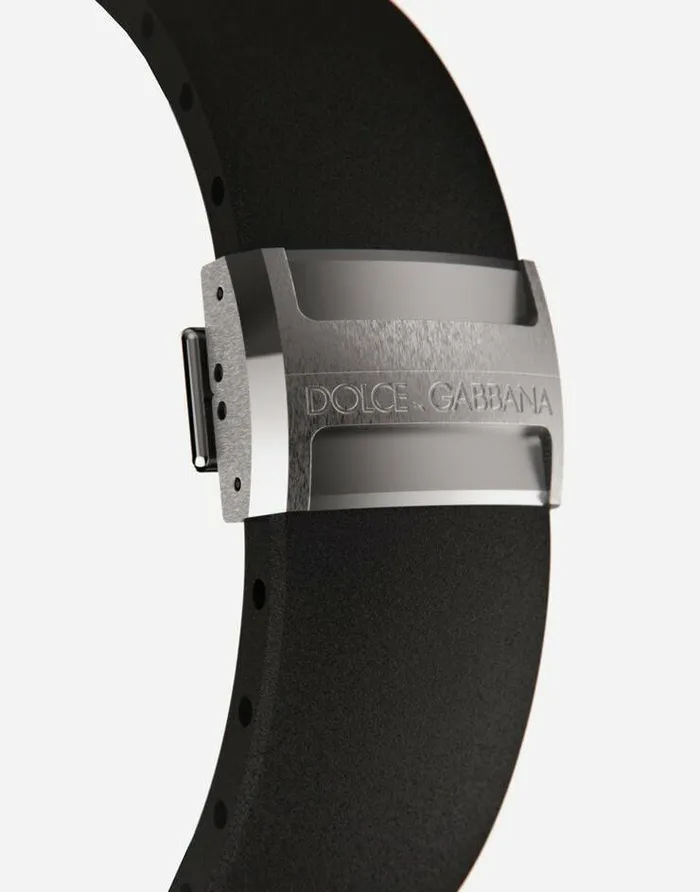 Dolce and Gabbana Watches Men DS5 Watch In Steel Black Dolce and Gabbana Watches Men DS5 Watch In Steel Black