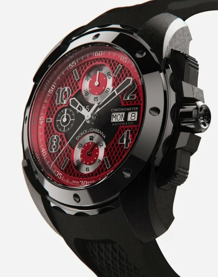 Dolce and Gabbana Watches Men DS5 Watch In Steel With Pvd Coating Black Dolce and Gabbana Watches Men DS5 Watch In Steel With Pvd Coating Black