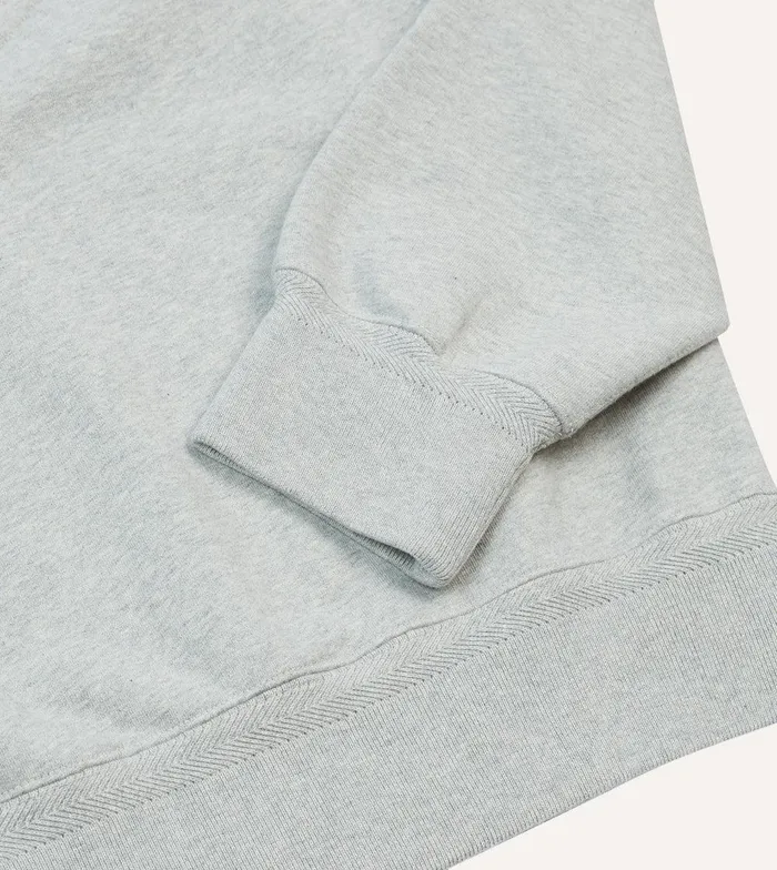 Drake039s ALD Drake039s Grey Embossed Crewneck Sweatshirt 8211 Clothing