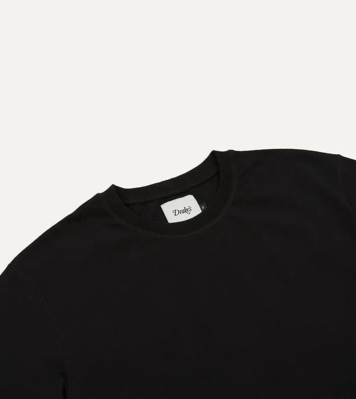 Drake039s Black Cotton Crew Neck Hiking TShirt 8211 Clothing