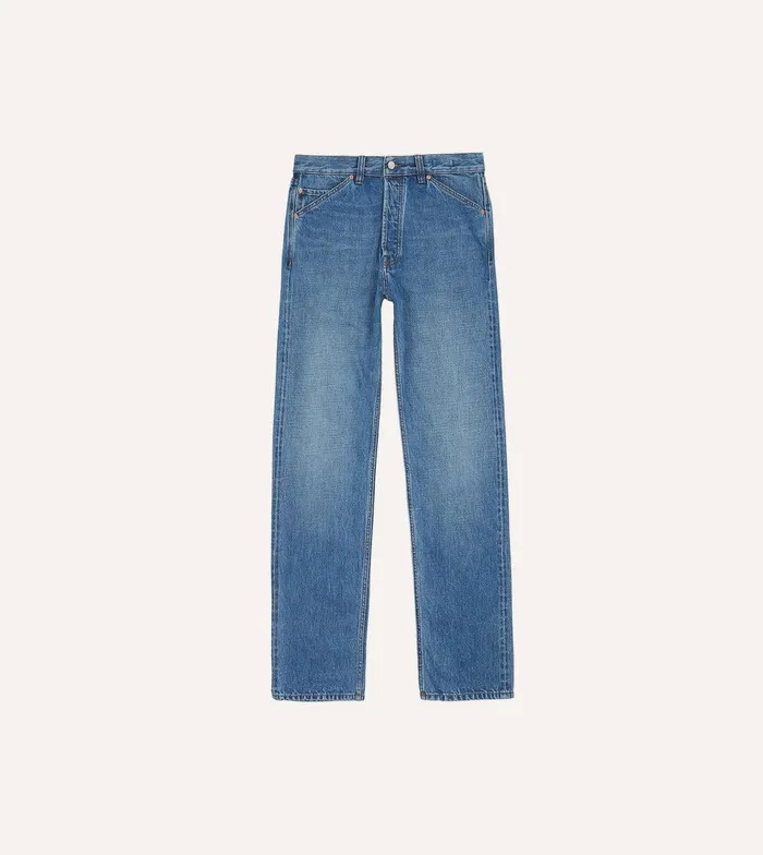 Drake039s Custom Wash 142oz Japanese Selvedge Denim FivePocket Jeans 8211 Clothing Drake039s Custom Wash 142oz Japanese Selvedge Denim FivePocket Jeans 8211 Clothing