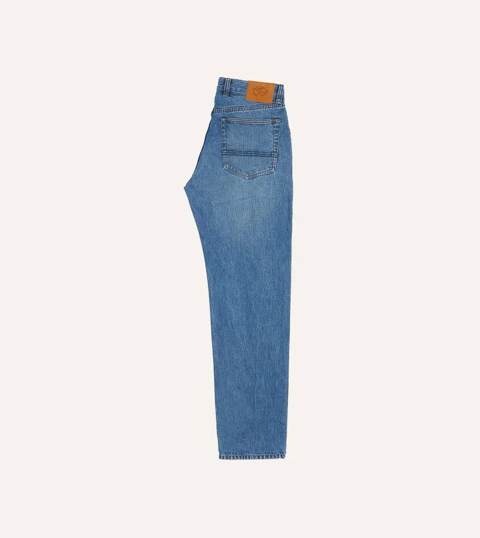 Drake039s Custom Wash 142oz Japanese Selvedge Denim FivePocket Jeans 8211 Clothing