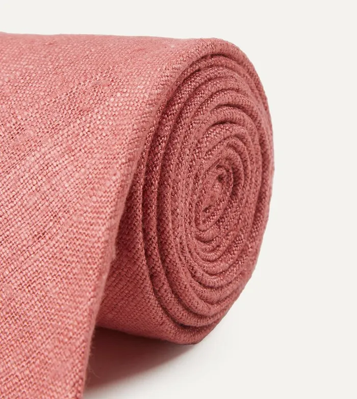 Drake039s Pink Tussah Hand Rolled Silk Tie 8211 Ties