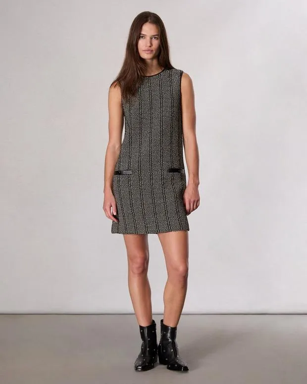 Dresses and Skirts Women Rag and Bone Frances Tweed Mini Dress Black Multi